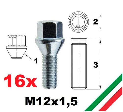 Kit bulloni ruota per - kit,
